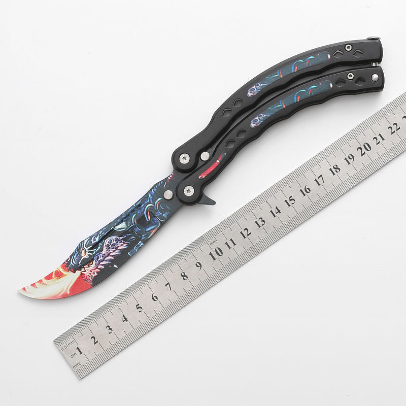 Game Butterfly Hand Portable Folding Knife