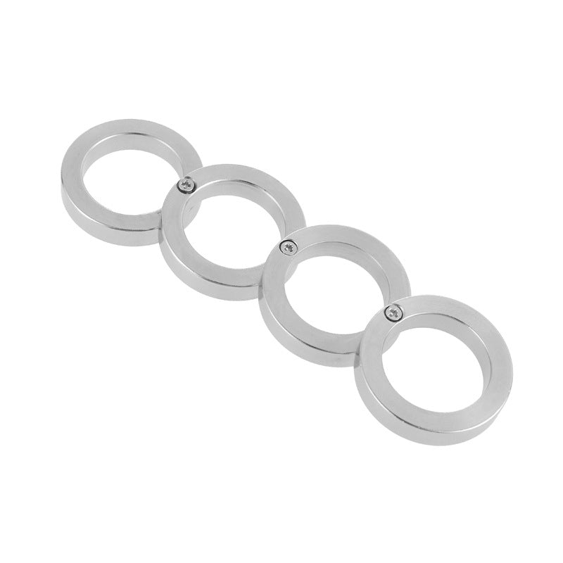 silver brass knuckles