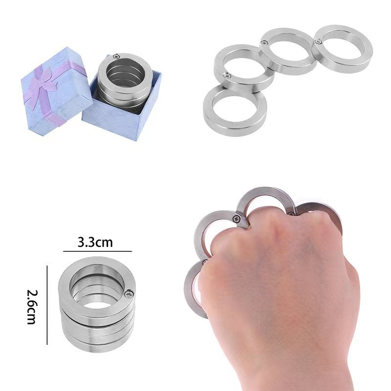 silver brass knuckles